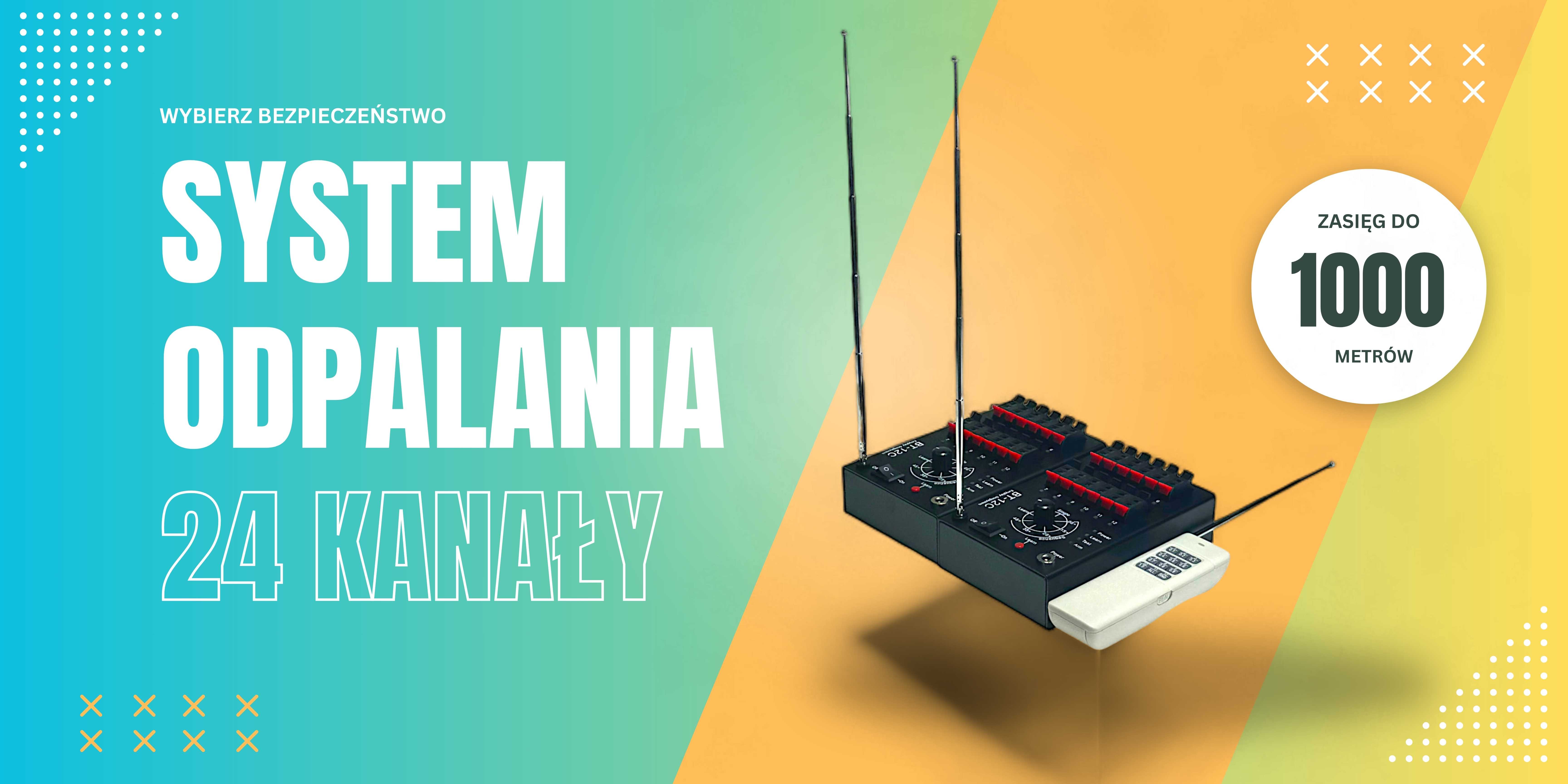 baner system odpalania fajerwerków