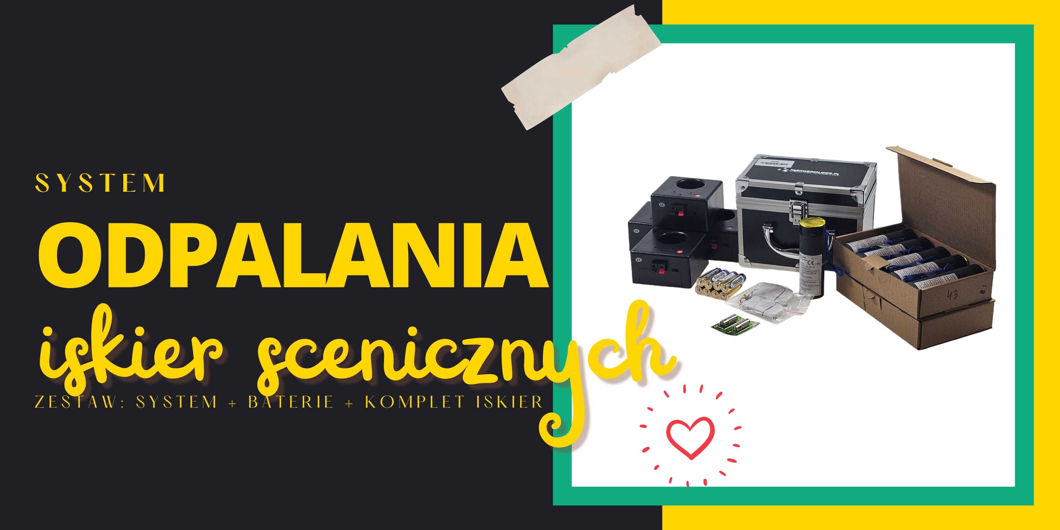 baner system odpalania iskier