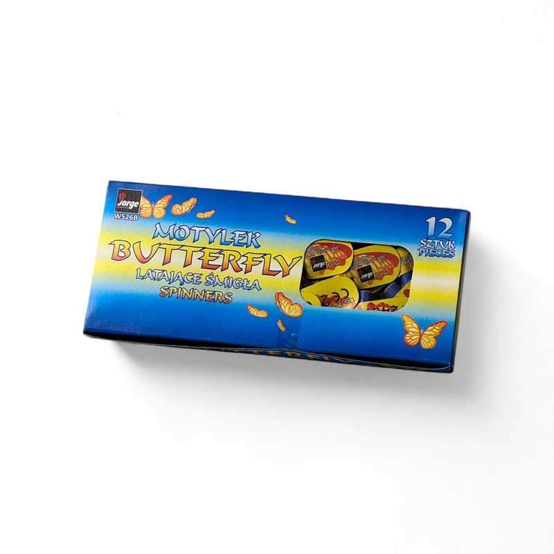 BUTTERFLY 12 MAŁYCH MOTYLKÓW W526B