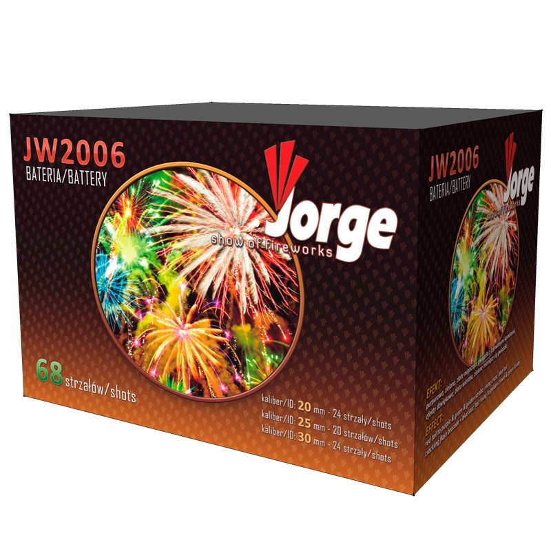 SHOW OF FIREWORKS 68 SHOTS  30MM