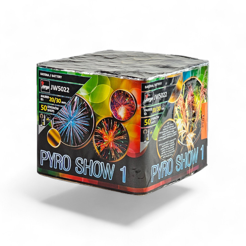 PYRO SHOW 1 50 SHOTS  20/30MM JW5022 