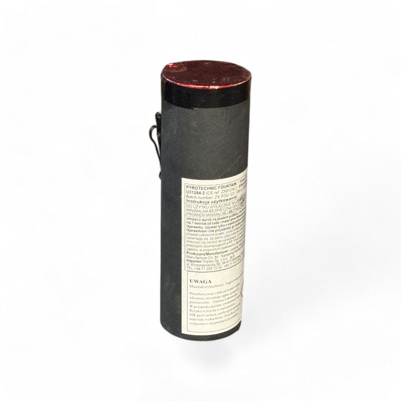 FOUNTAIN 5M 60SEK SILVER W/RED PISTIL U31284-2