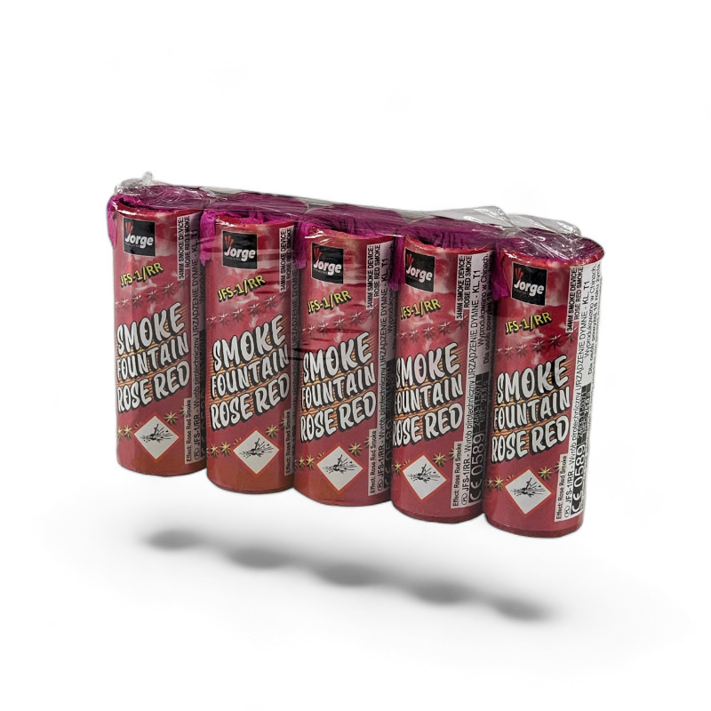 PINK SMOKE  CANDLE  5 PCS  40 SEC JFS-1/RR