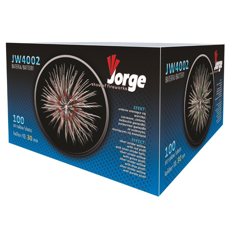 SHOW OF FIREWORKS 100 SHOTS  30MM JW4002