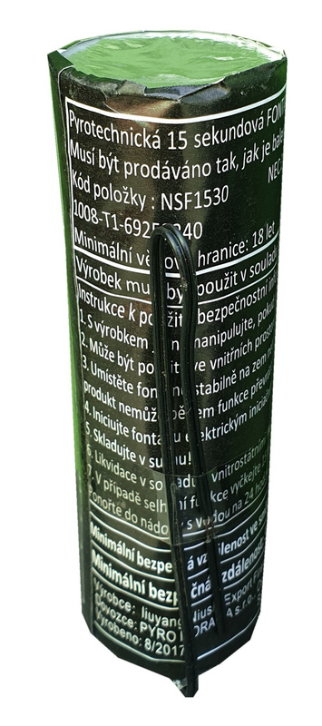 COLD FOUNTAIN 15SEC 3M NSF1530