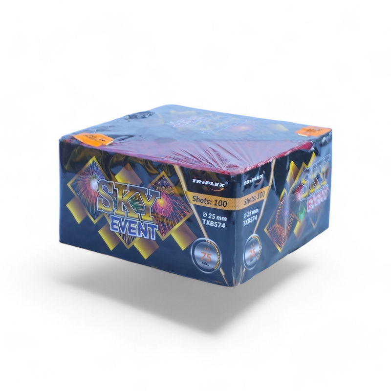 CAKE  SKY EVENT 100 SHOTS  24MM TXB574