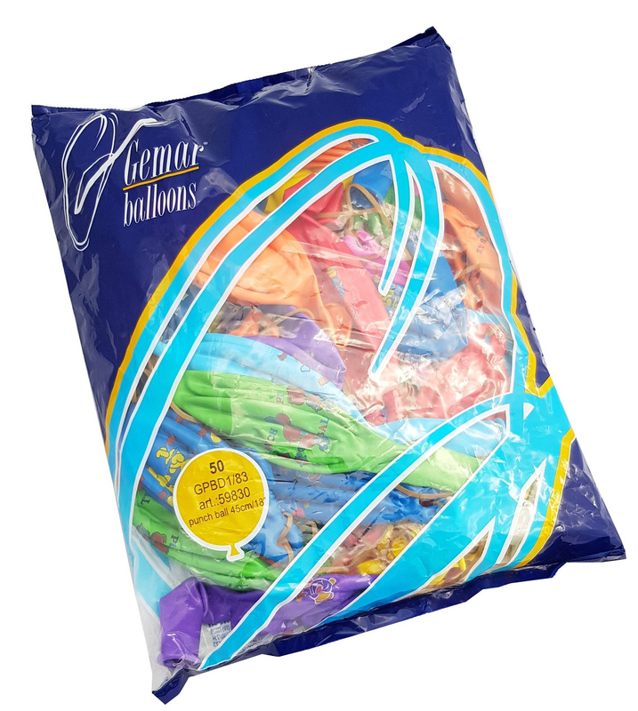 BALL PATTERN BALLOONS 50PCS GPBD1/83