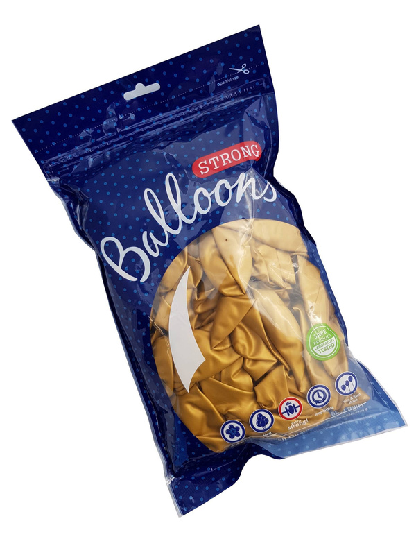 GOLD BALLOONS 100 PCS SB14M-019