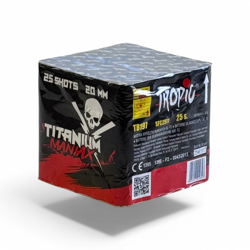 TITANIUM MANIAX 25 SHOTS 20MM TB197