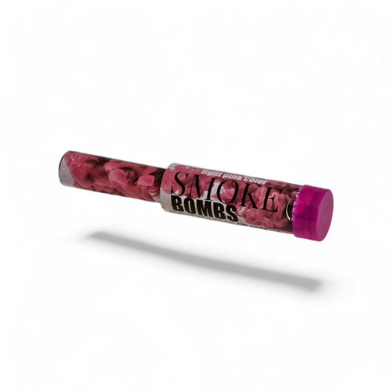 SMOKE  CANDLE  LIGHT PINK WITH A HANDLE  TXF543-10