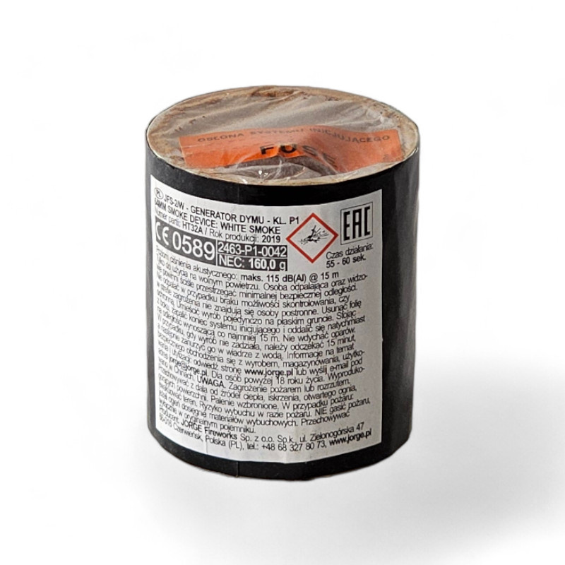 WHITE  SMOKE  CANDLE  MINE  60SEC JFS-2/W