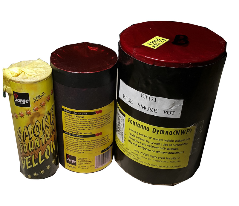 RED SUPER STRONG SMOKE  CANDLE   HT131