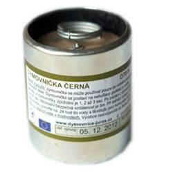 BLACK SMOKE CANDLE WITH RING PULL D70