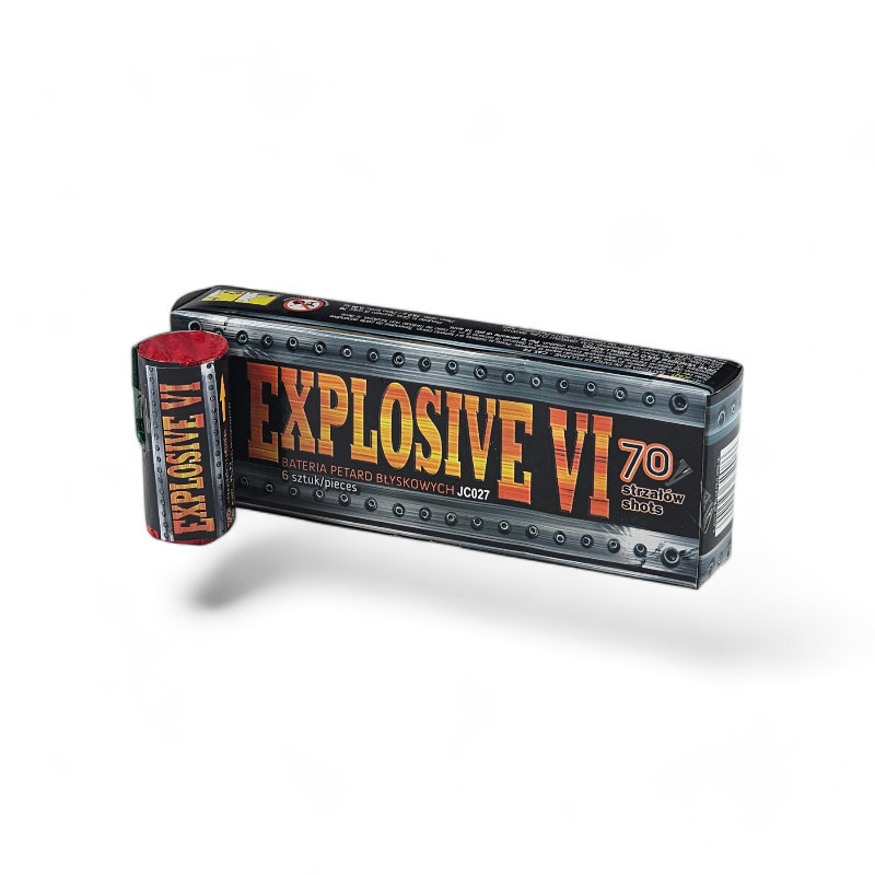 SET OF 72 SHOTS FIRECARCKERS ESPLOSIVE VI