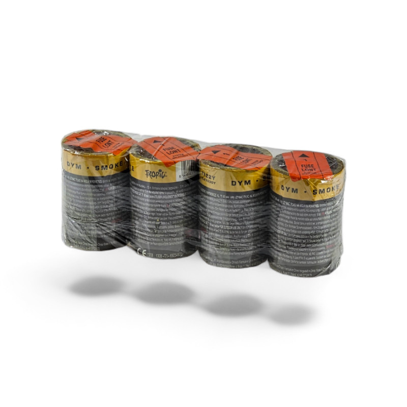 4x SMOKE  CANDLE  YELLOW 60SEC  TF22Y