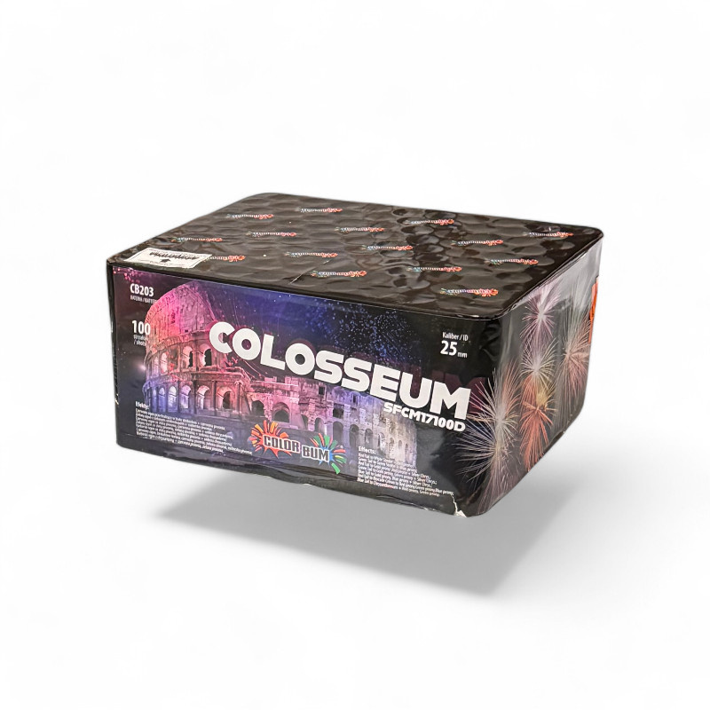 COLLOSEUM COLOR BUM 100 SHOTS 25MM CB203