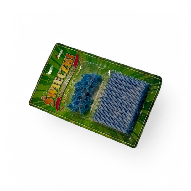 ŚWIECZKI URODZINOWE 24SZT KZS-2057-279 JP06