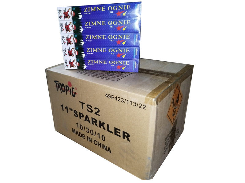 SPARKLES 28CM 300 PACKS 10  PCS  TS2 TROPIC