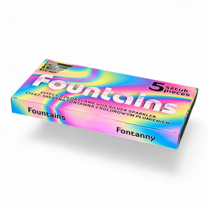 FOUNTAINS  COLOR FLAME WITH SILVER SPARKLER