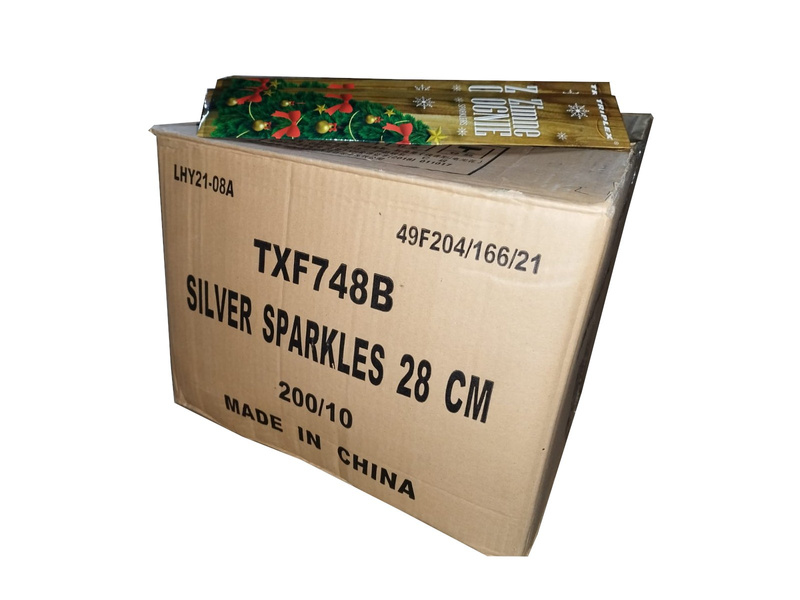 SPARKLES 28CM 200 PACKS 10  PCS  TXF748B TRIPLEX