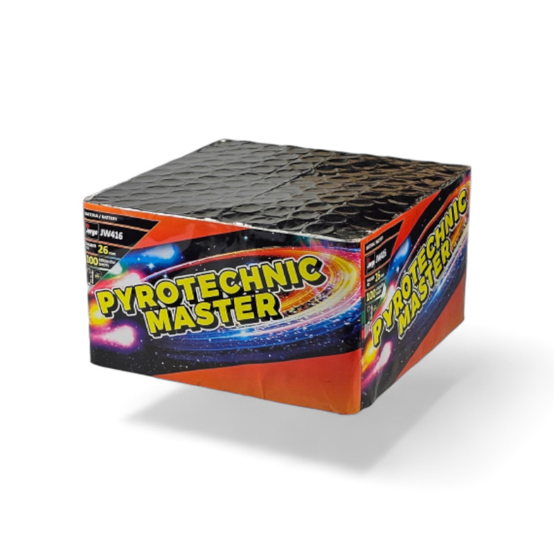 PYROTECHNIC MASTER 100 SHOTS  26MM JW416