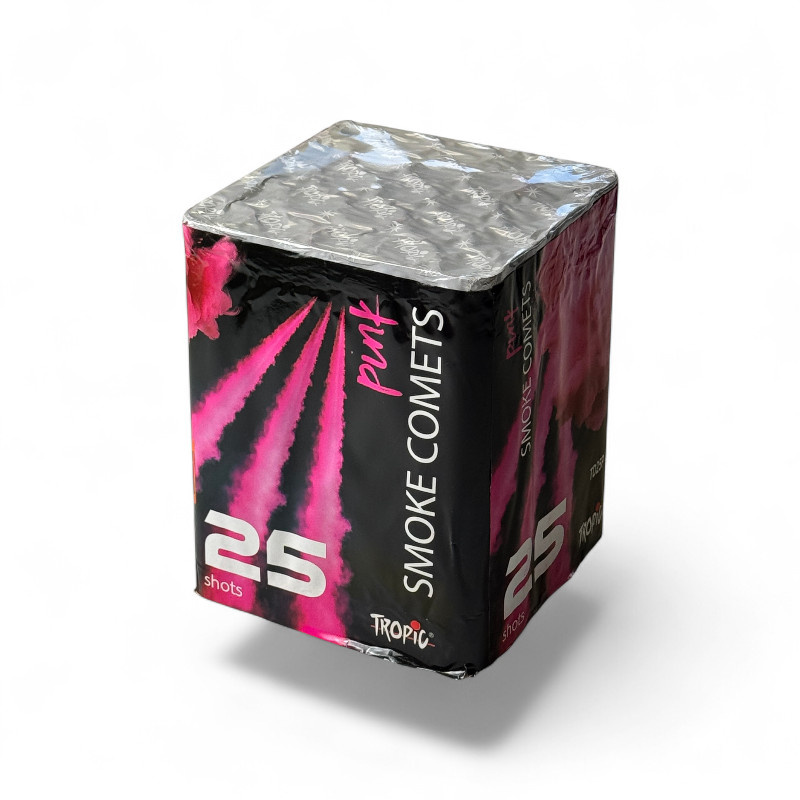 DAILY SMOKE CANDLE CAKE PINK 25 SHOTS  30MM TD25P