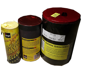 CZERWONY SUPER SILNY DYM  HT131