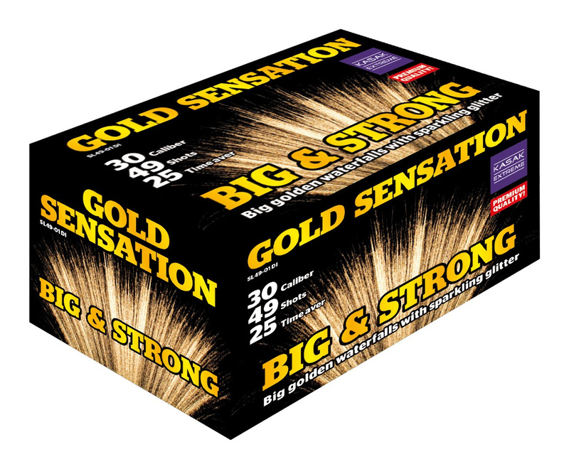 GOLD SENSATION BIG &STRONG 49 SHOTS  30MM SL49-01DI 