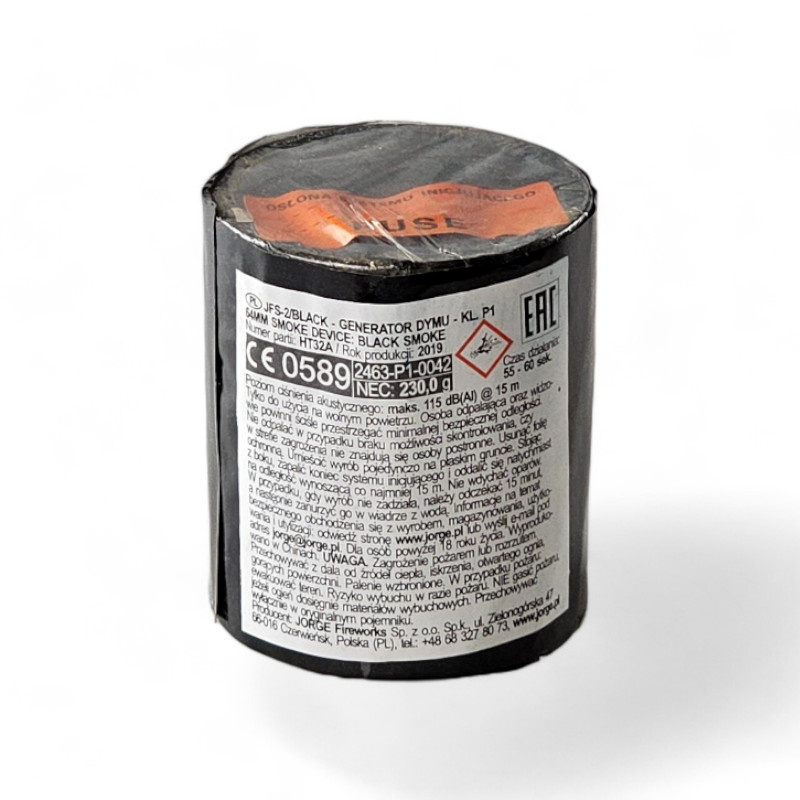 BLACK SMOKE CANDLE MINE 60SEC JFS-2/BLACK