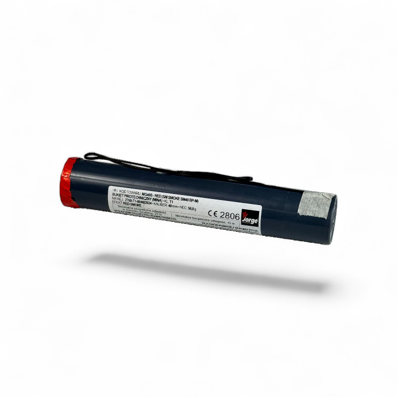 SMOKE MINE CANDLE RED 40MM