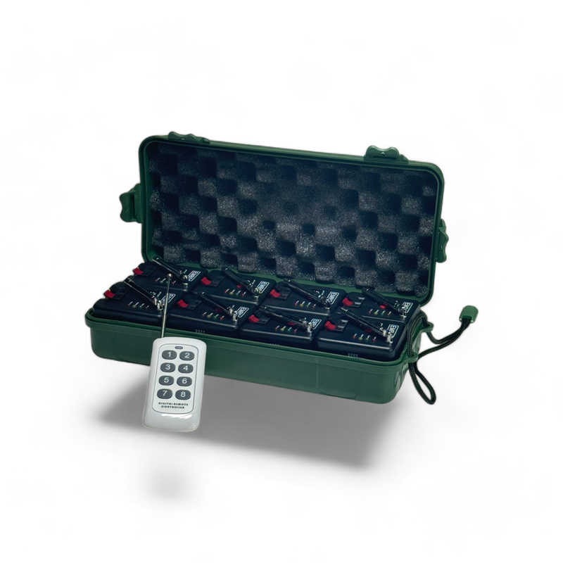 PIROTECHNICZNY SYSTEM ODPALANIA 8 KANAŁÓW 8 ODBIORNIKÓW LSO1x8