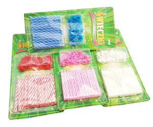 ŚWIECZKI URODZINOWE 24SZT CZERWONE JP06