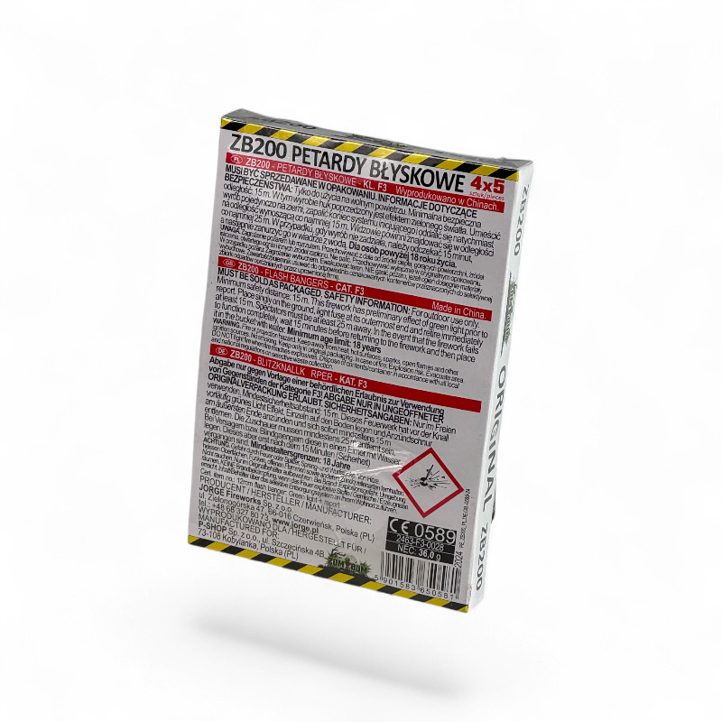 ORIGINAL ZB200 PETARDY HUKOWE 20 SZTUK 