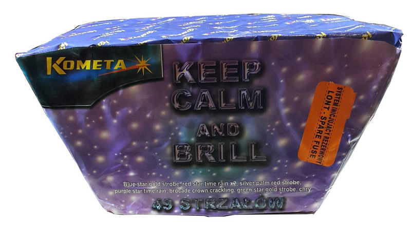 KEEP CALM & BRILL 49 SHOTS  25MM P7634