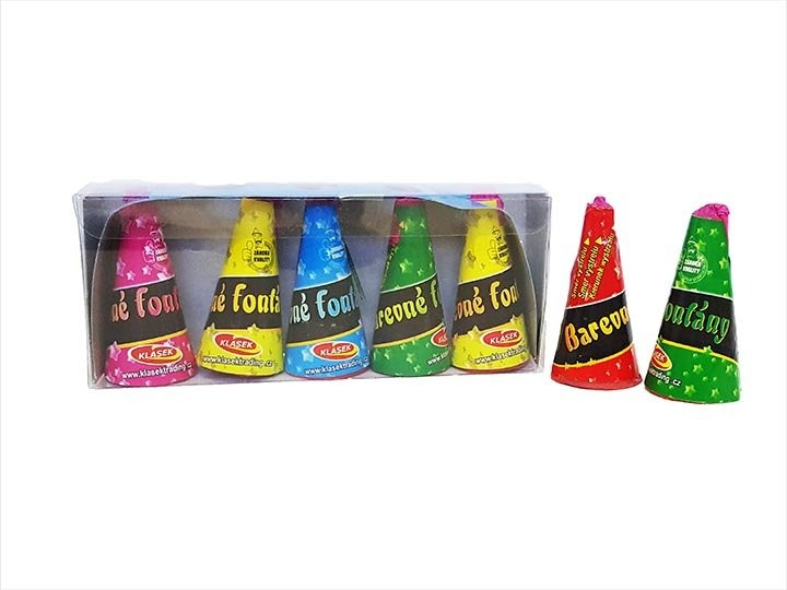 COLORFUL  FOUNTAINS  F8B 5 PCS 