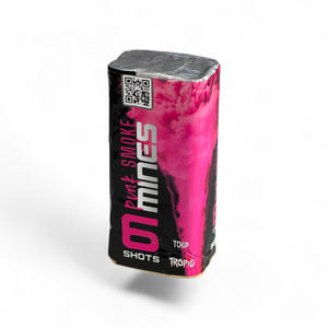 WYRZUTNIA DYMÓW 6 STRZAŁÓW  RÓŻOWA TD6P