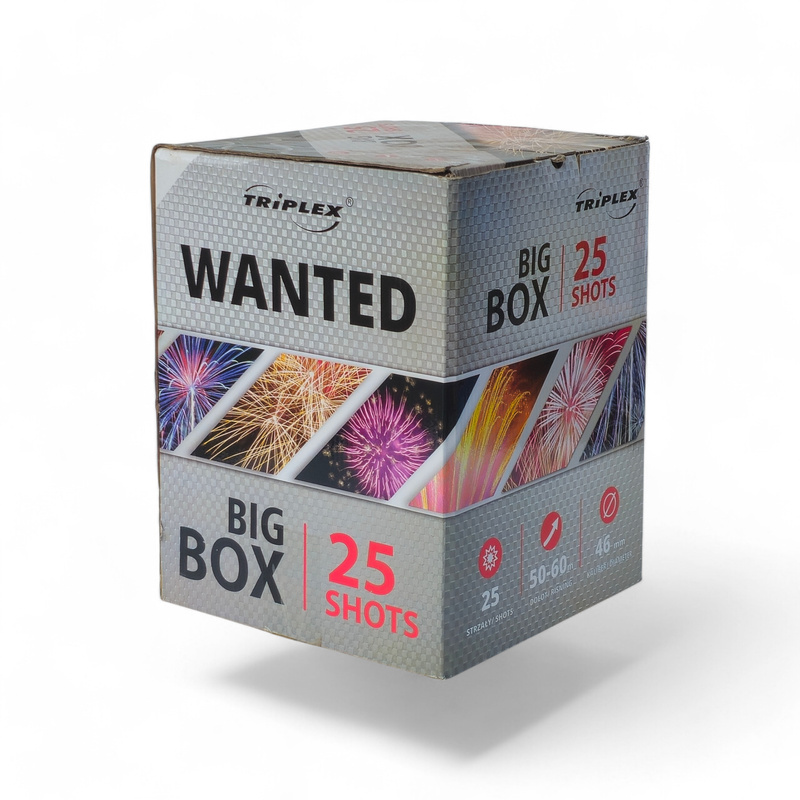 WANTED BIG BOX 25 SHOTS  46MM TXB709