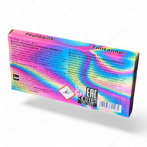 FOUNTAINS  COLOR FLAME WITH SILVER SPARKLER