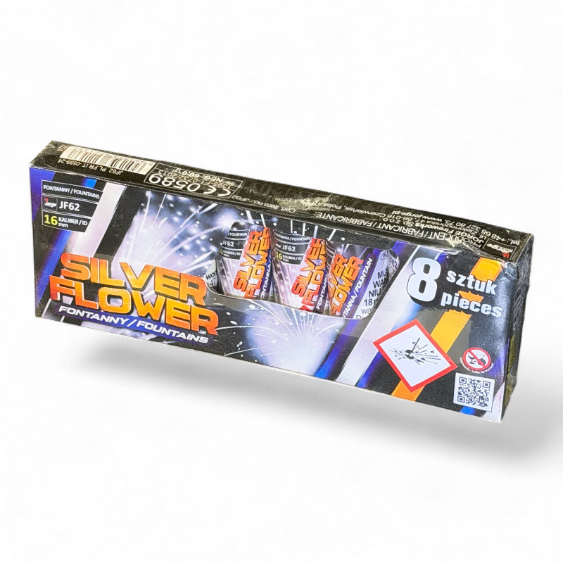 SILVER FLOWER  16sek 16mm  JF02