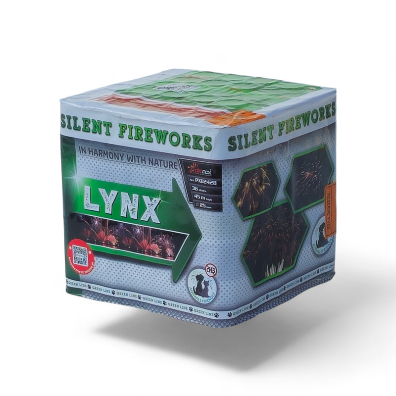 LYNX SILENT CAKE 36 SHOTS 25MM PXB2428