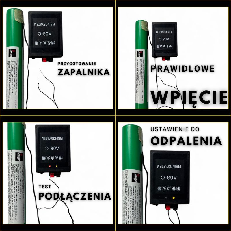 WYPOŻYCZENIE MIN DYMNYCH - ZESTAW DO ODPALANIA