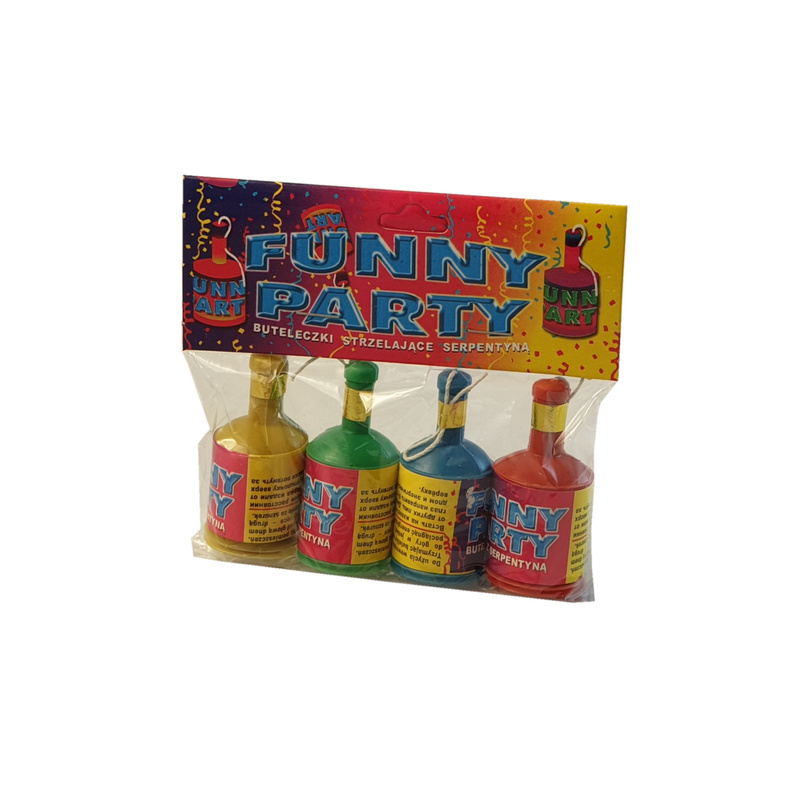 FUNNY PARTY CONFETTI BOTTLES P0017