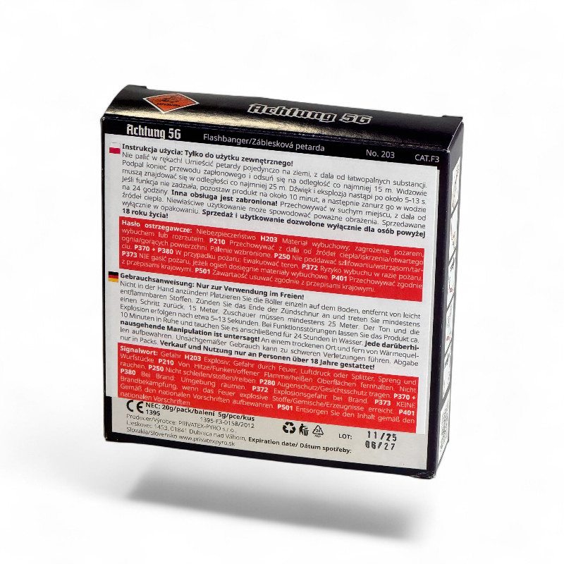 PETARDY ACHTUNG 5G 4 SZTUKI 203