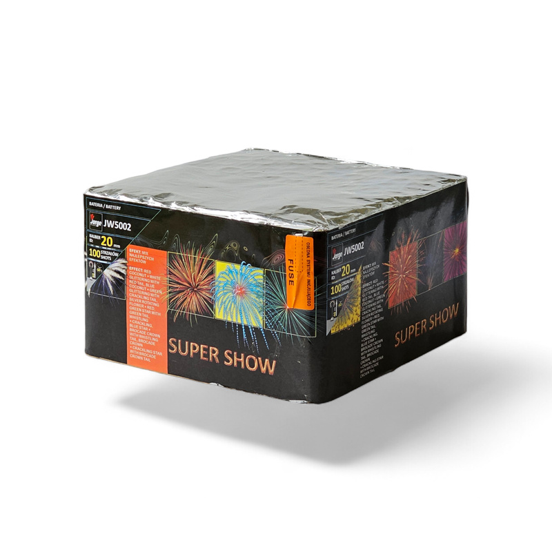 SUPER SHOW  100 SHOTS  20MM JW5002