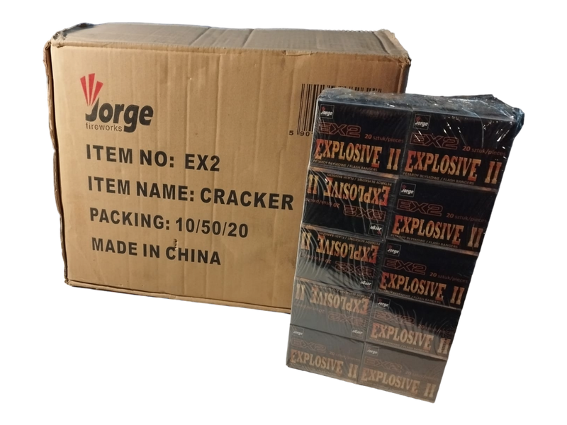 FULL BOX FIRECRACKERS  EX2 (500 PACKS)