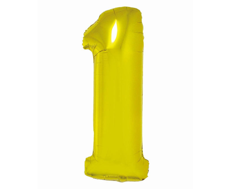 NUMBER  1 HELIUM GOLD  76CM CH-SZL1