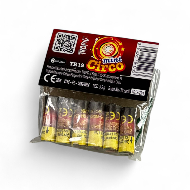 MINI CIRCO LATAJACE ŚMIGŁO 6 SZTUK