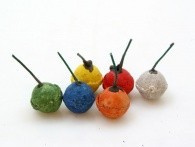 CLAY SMOKE  CANDLE  BALLS  6 PCS  D1D