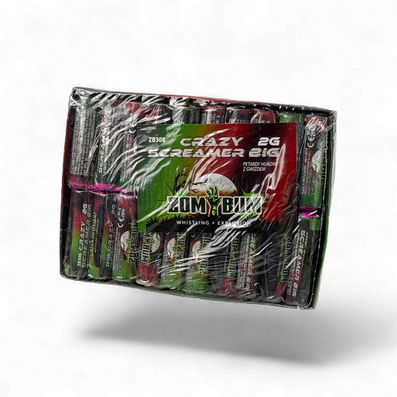 CRAZY SCREAMER BIG 2G PETARDY 20 SZTUK ZB308