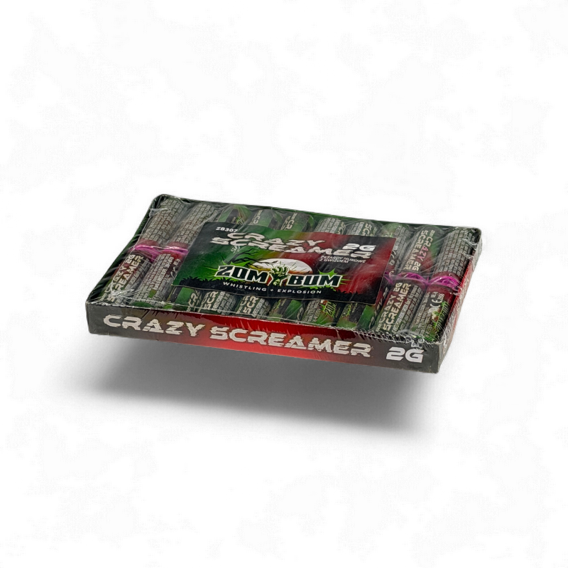 CRAZY SCREAMER 2G PETARDY 20 SZTUK ZB307